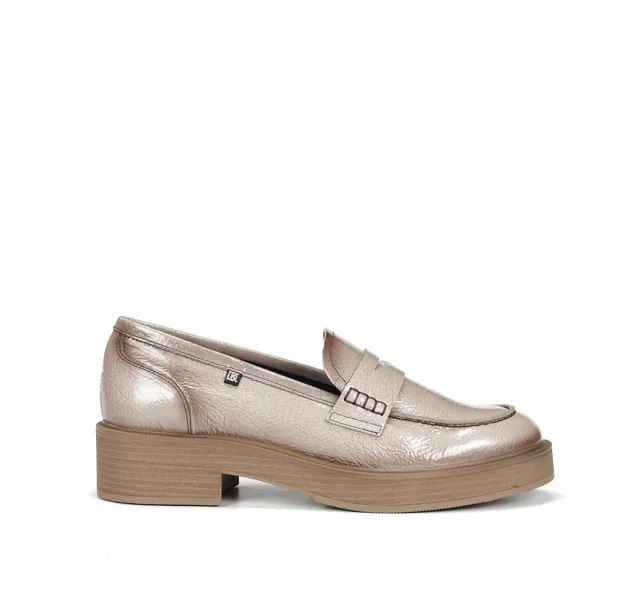 Fluchos Idaly D9380 mocassini taupe donna eleganti