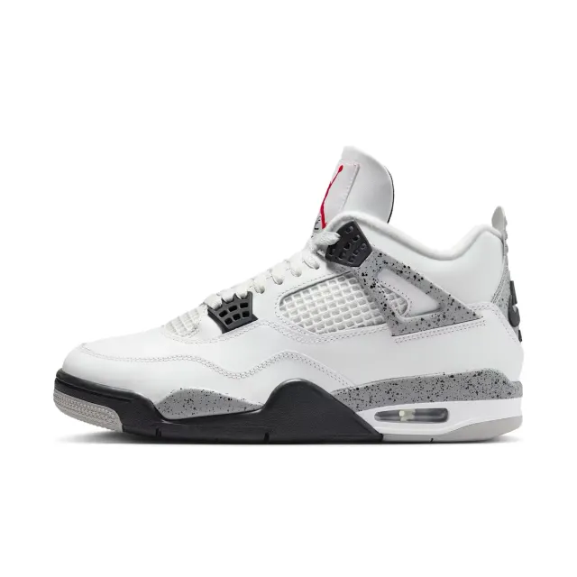 Nike Air Jordan 4 Retro sneakers summit bianco 47,5 EU pelle