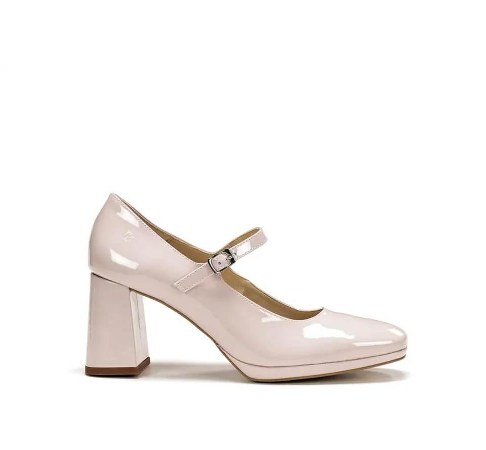 Fluchos Karla D9265 Décolleté Nude Tacco Trapezio