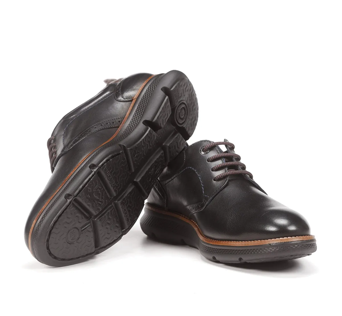 Fluchos William F1351 scarpe uomo nere classiche