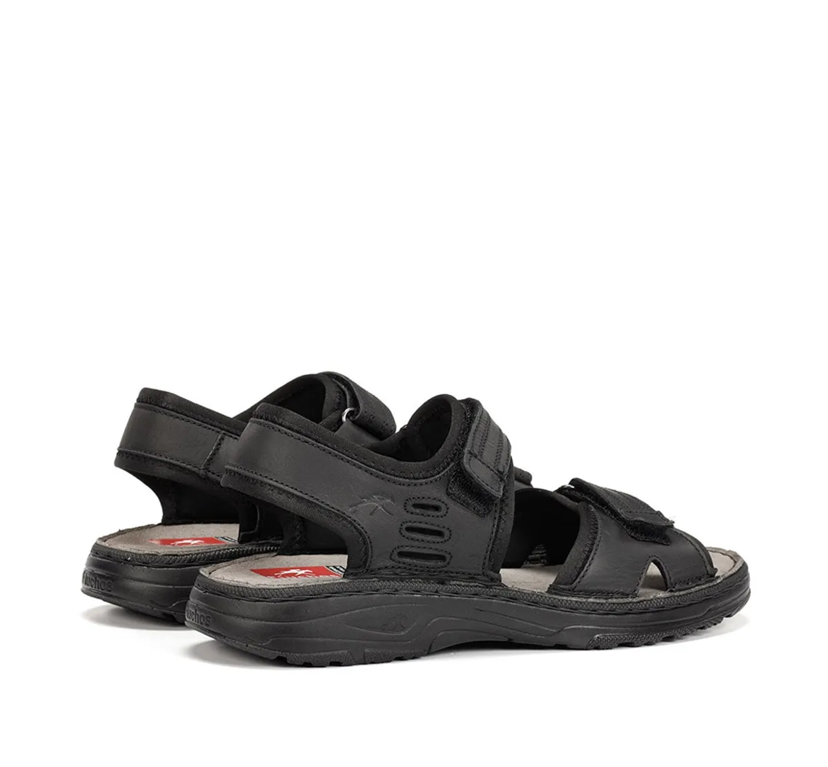 Fluchos Azores F2197 sandali uomo nero velcro