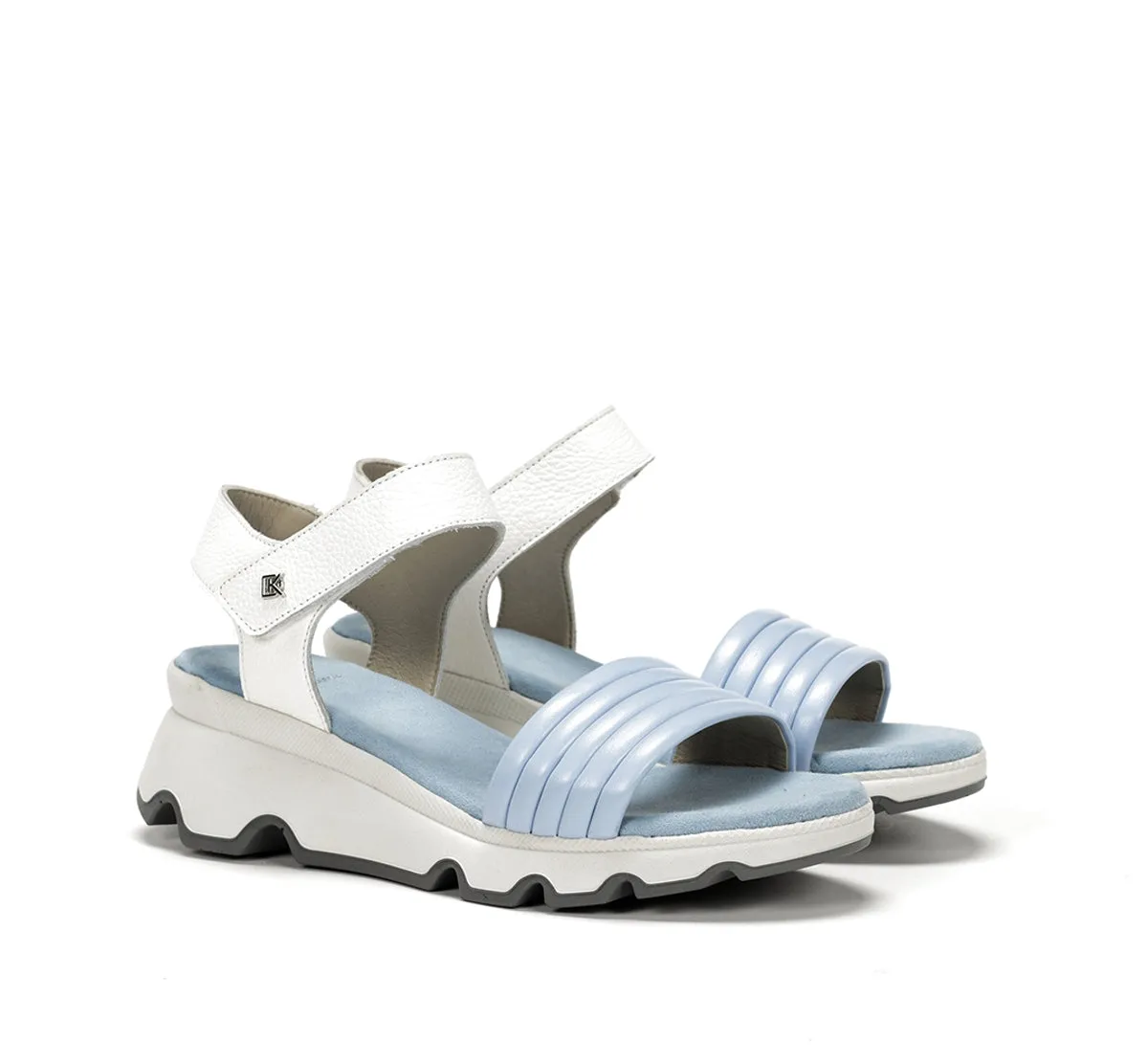 Fluchos Lais D9023 sandalo blu con zeppa