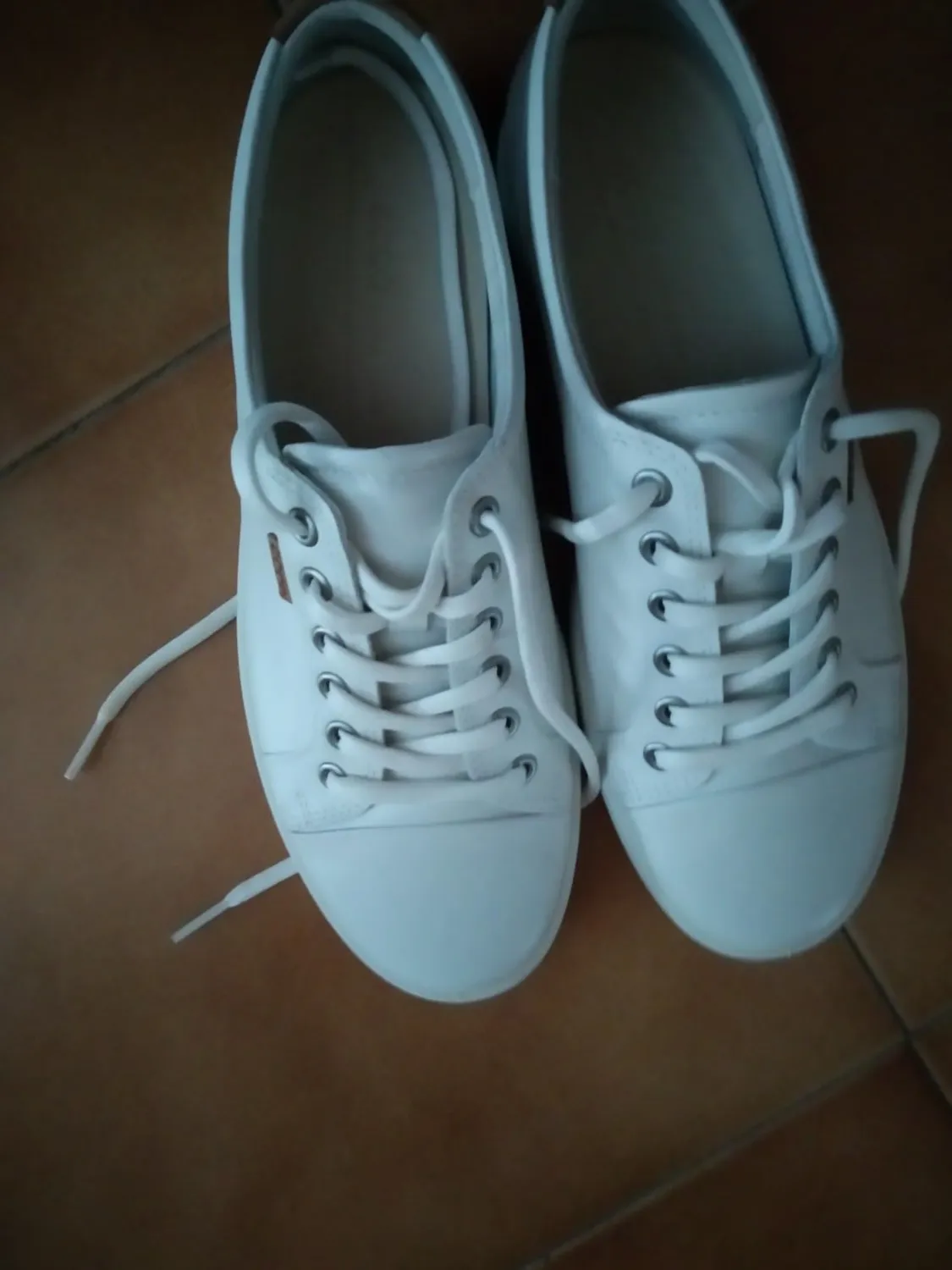 Ecco Soft 7 Sneaker Donna Pelle Bianca