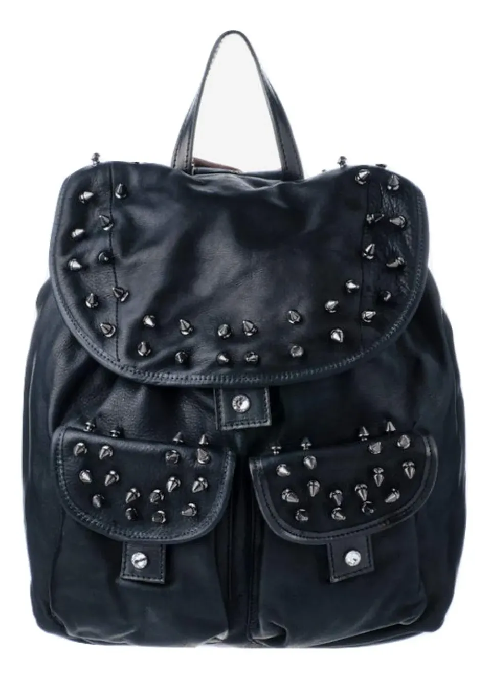 Alexander Smith zaino pelle borchie compatto made in Italy