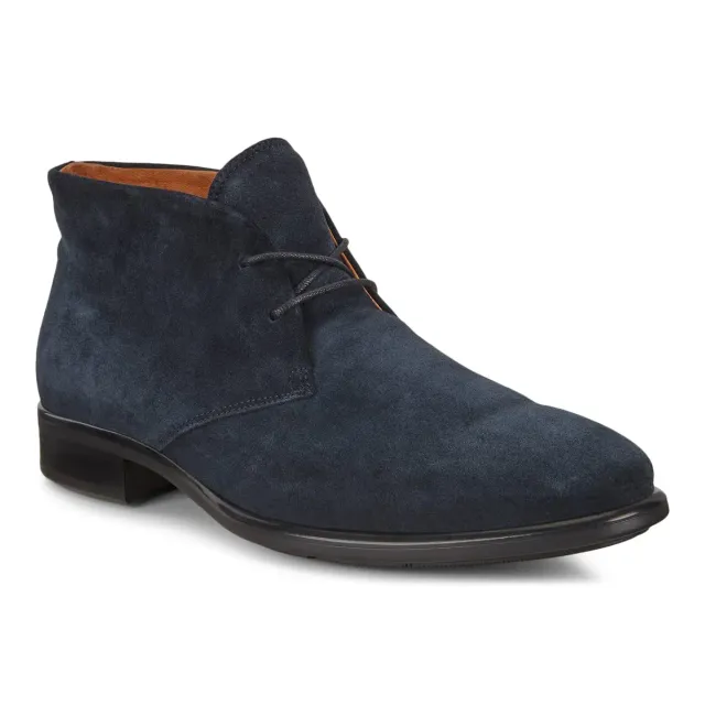 Ecco Citytray stivaletti uomo camoscio chukka