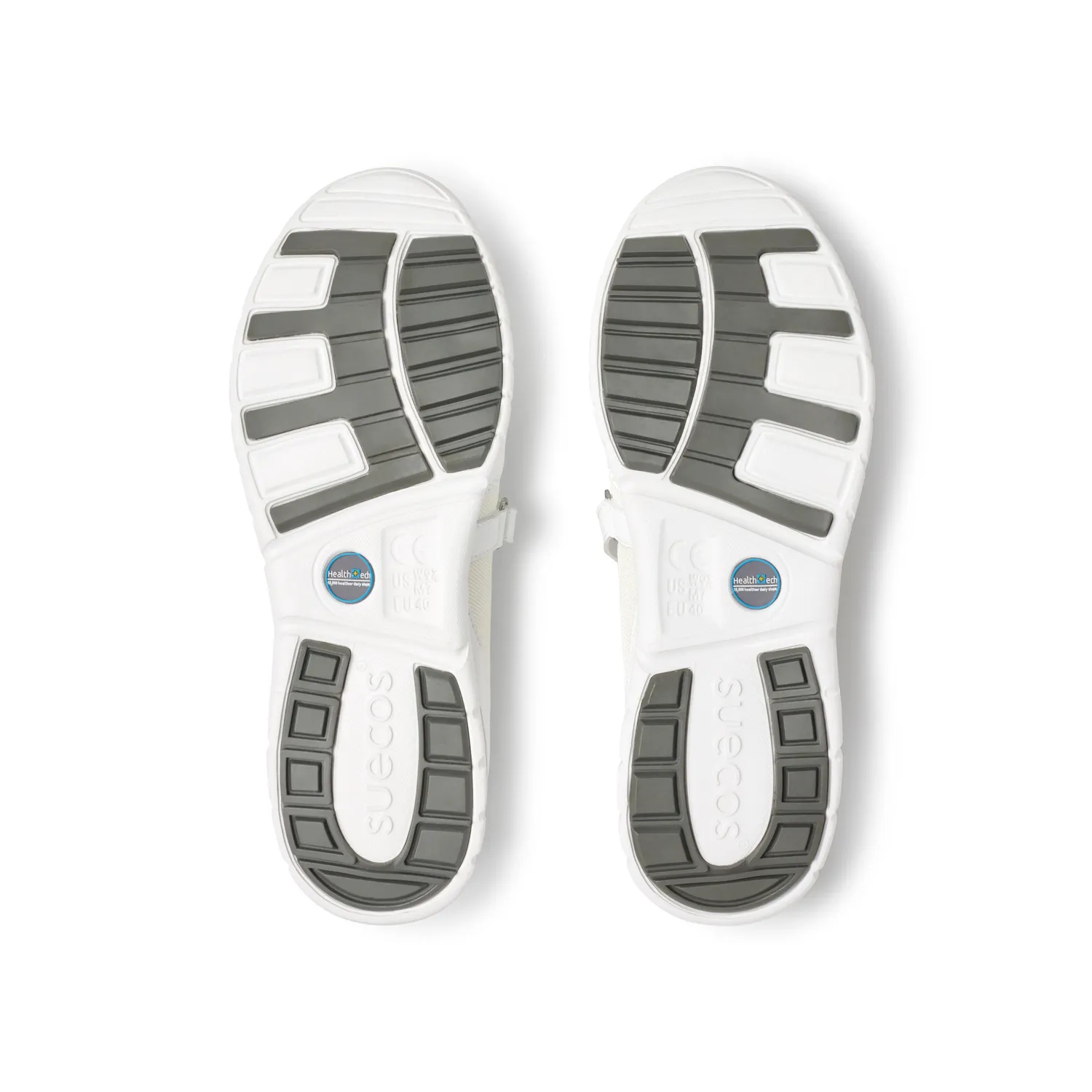 Suecos Frida Ballerine Bianche Traspiranti