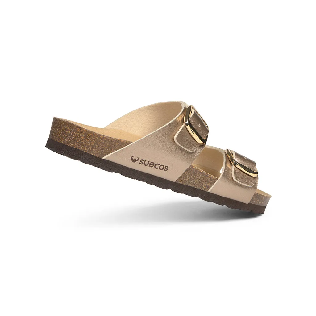 Suecos Vind sandali donna taupe pianta piatta