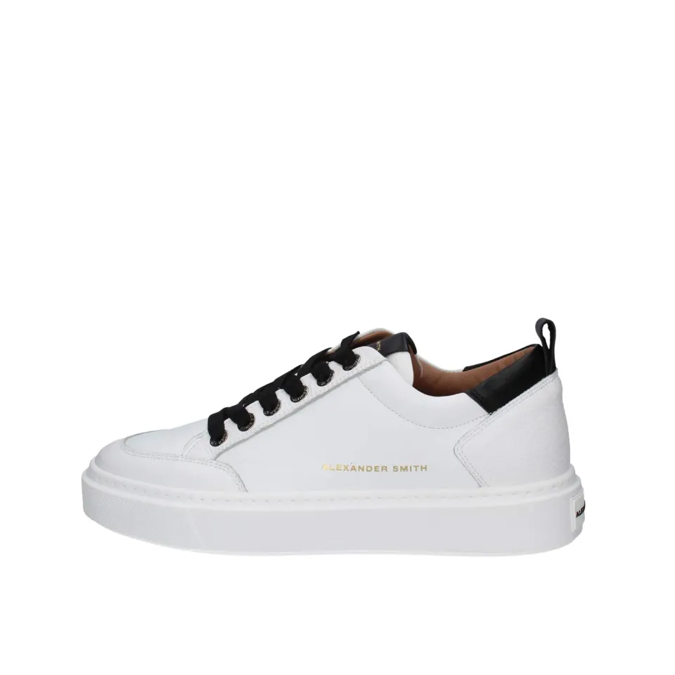 Alexander Smith Bond sneaker uomo white brown pelle
