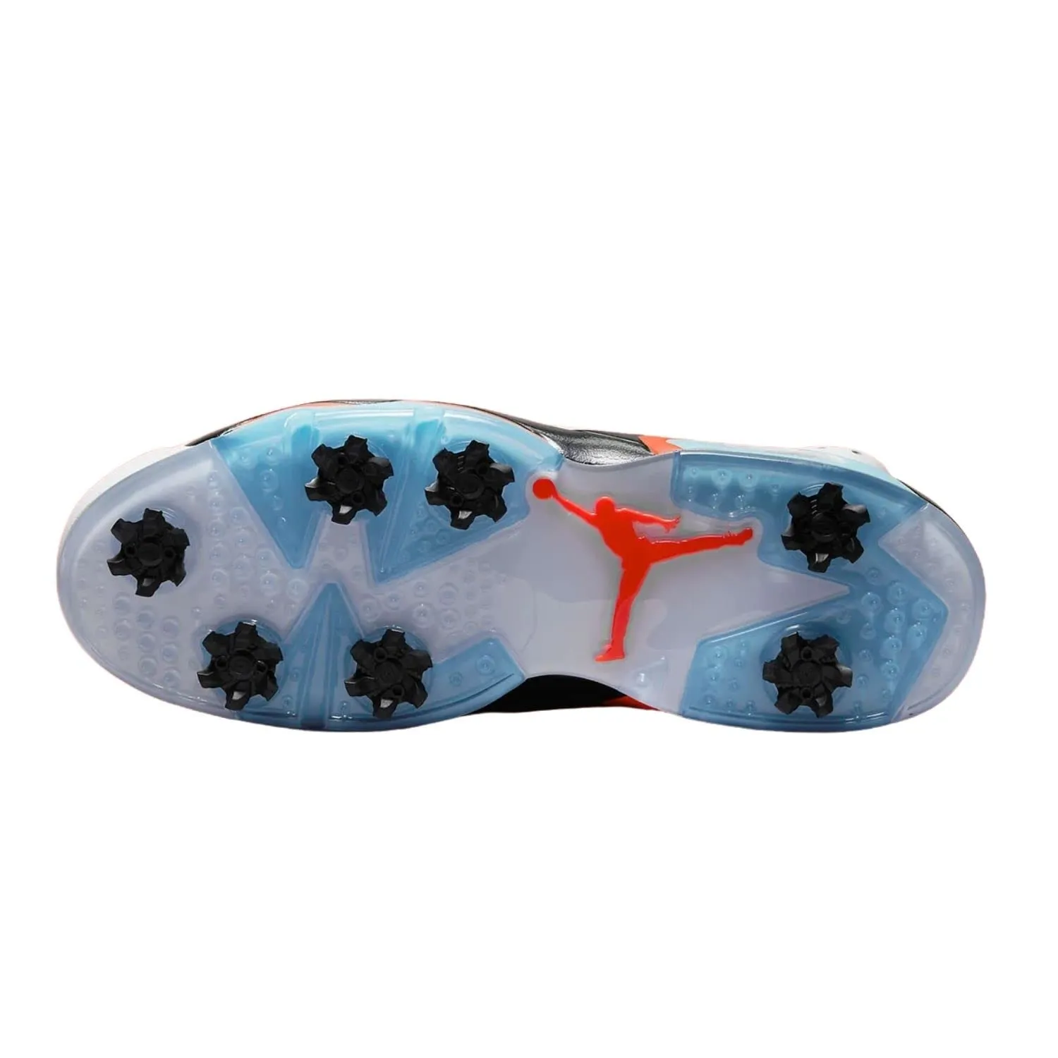 Jordan Retro 6 G scarpe golf uomo nabuk nero