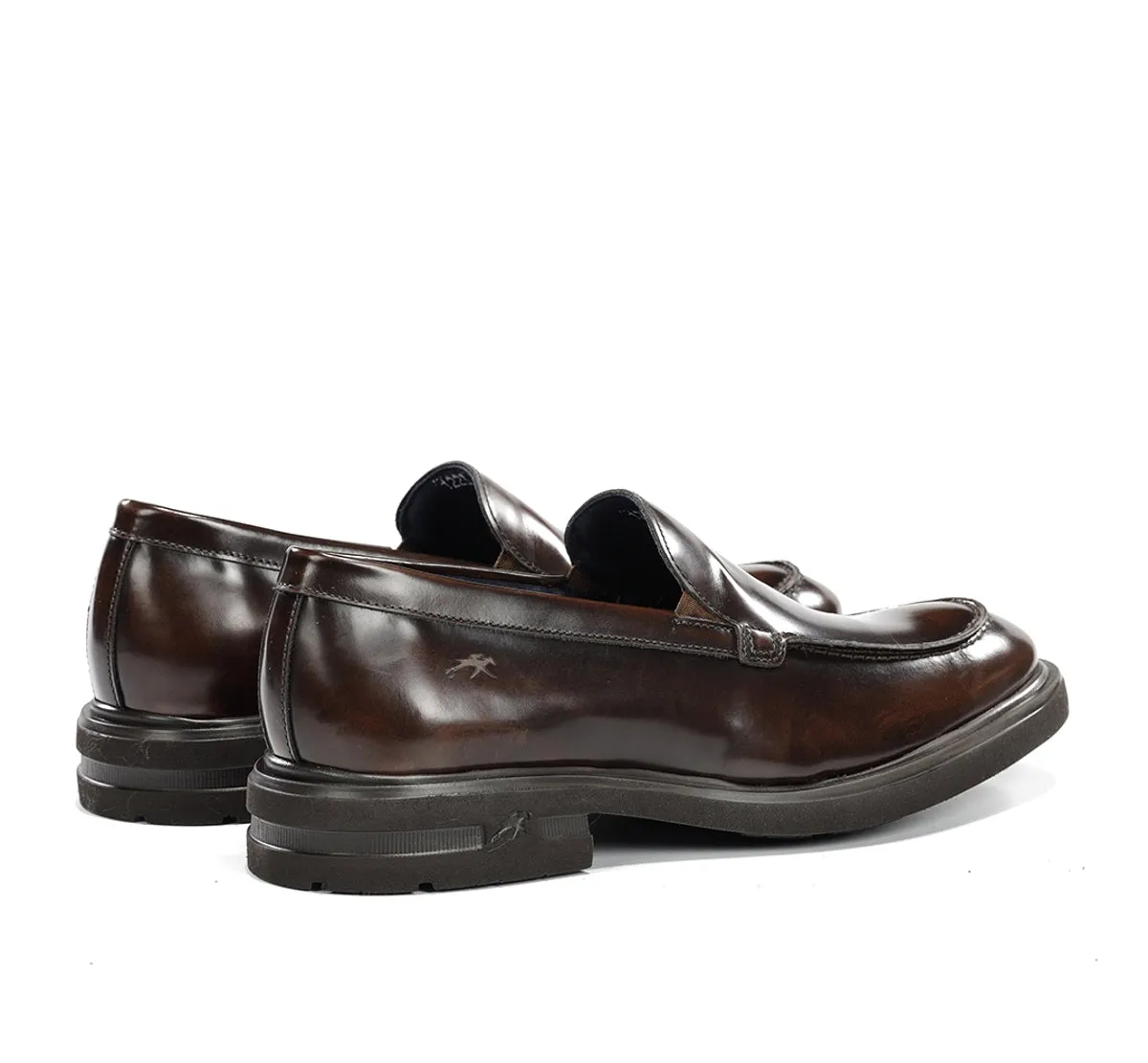 Fluchos Belgas F1223 mocassini uomo marrone pelle