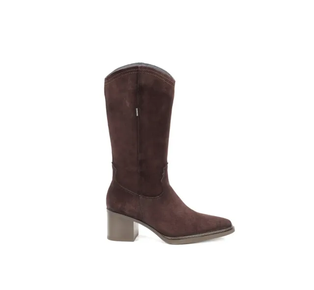 Dorking Tess D9826 tronchetto viola donna tacco medio