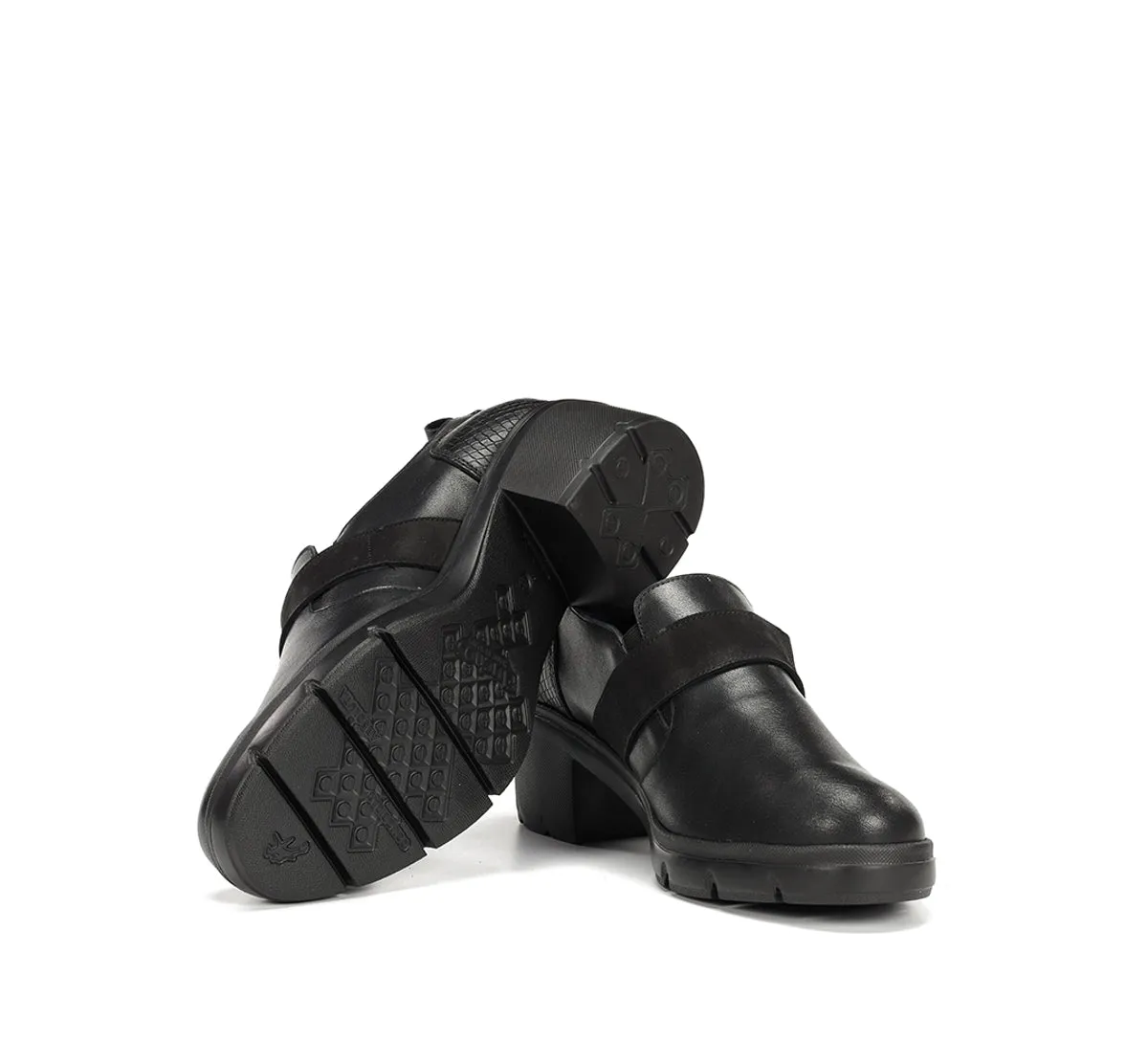 Fluchos Fugaz F2112 slip-on donna nere platform