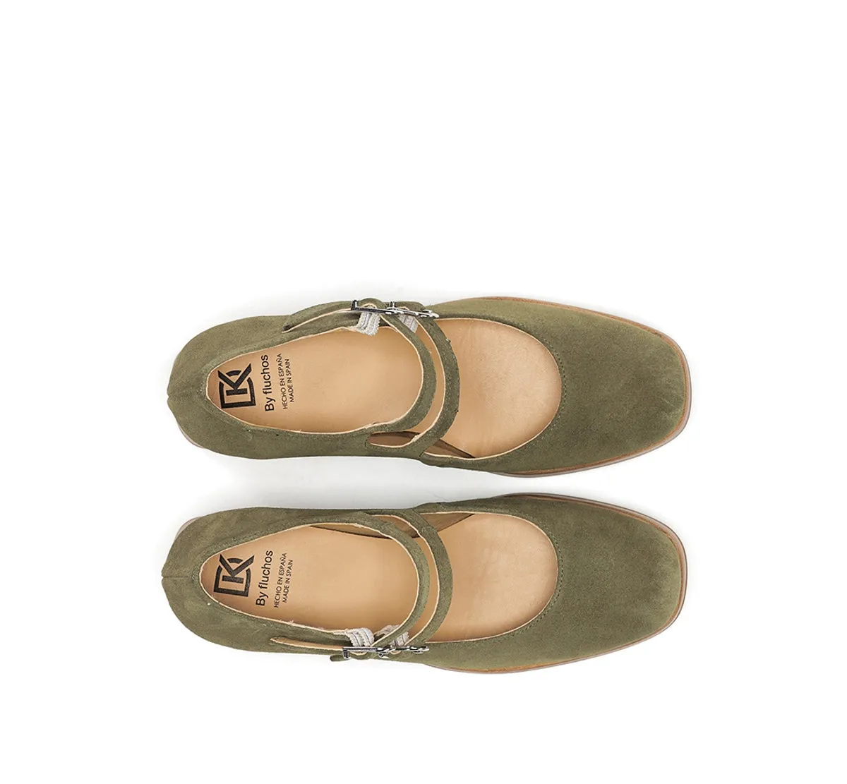 Fluchos Cristel D9659 scarpa donna verde plateau