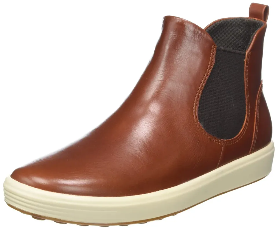 Ecco Soft 7 sneaker donna cognac 35 EU pelle