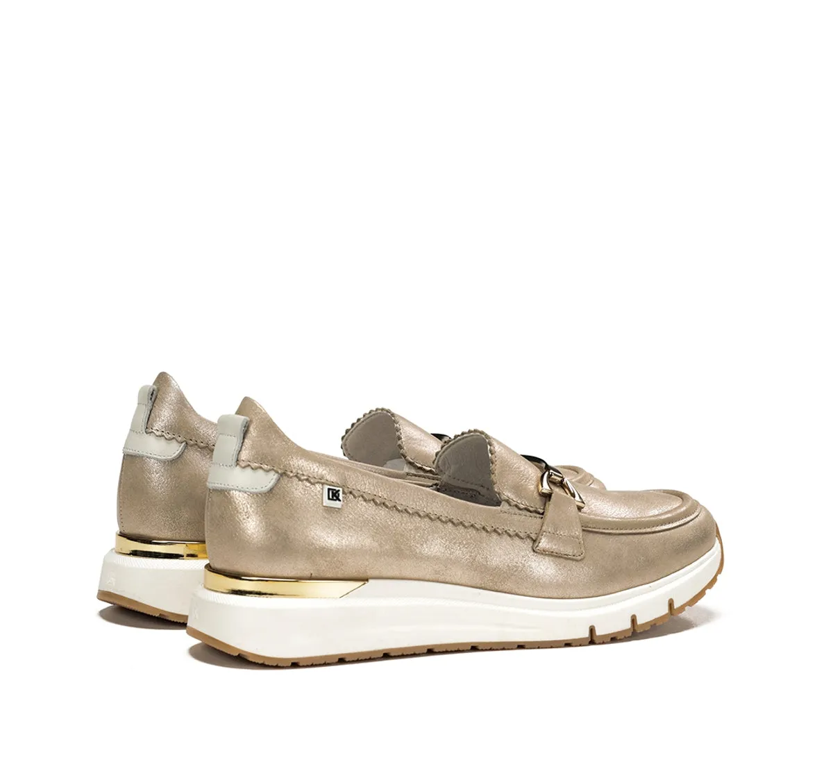 Dorking Serena D9047 Mocassino Donna Oro Sportivo