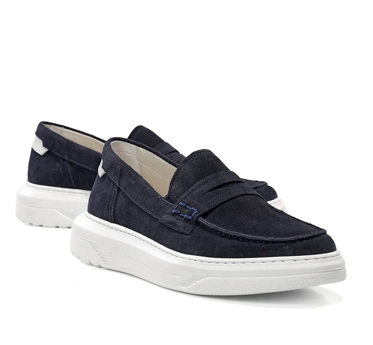 Fluchos Boston F2224 mocassino blu leggero