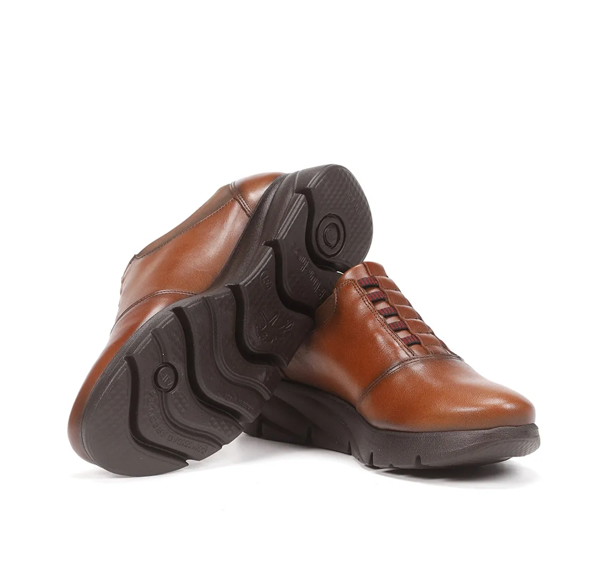 Fluchos Bona F1357 scarpe donna marroni con zeppa