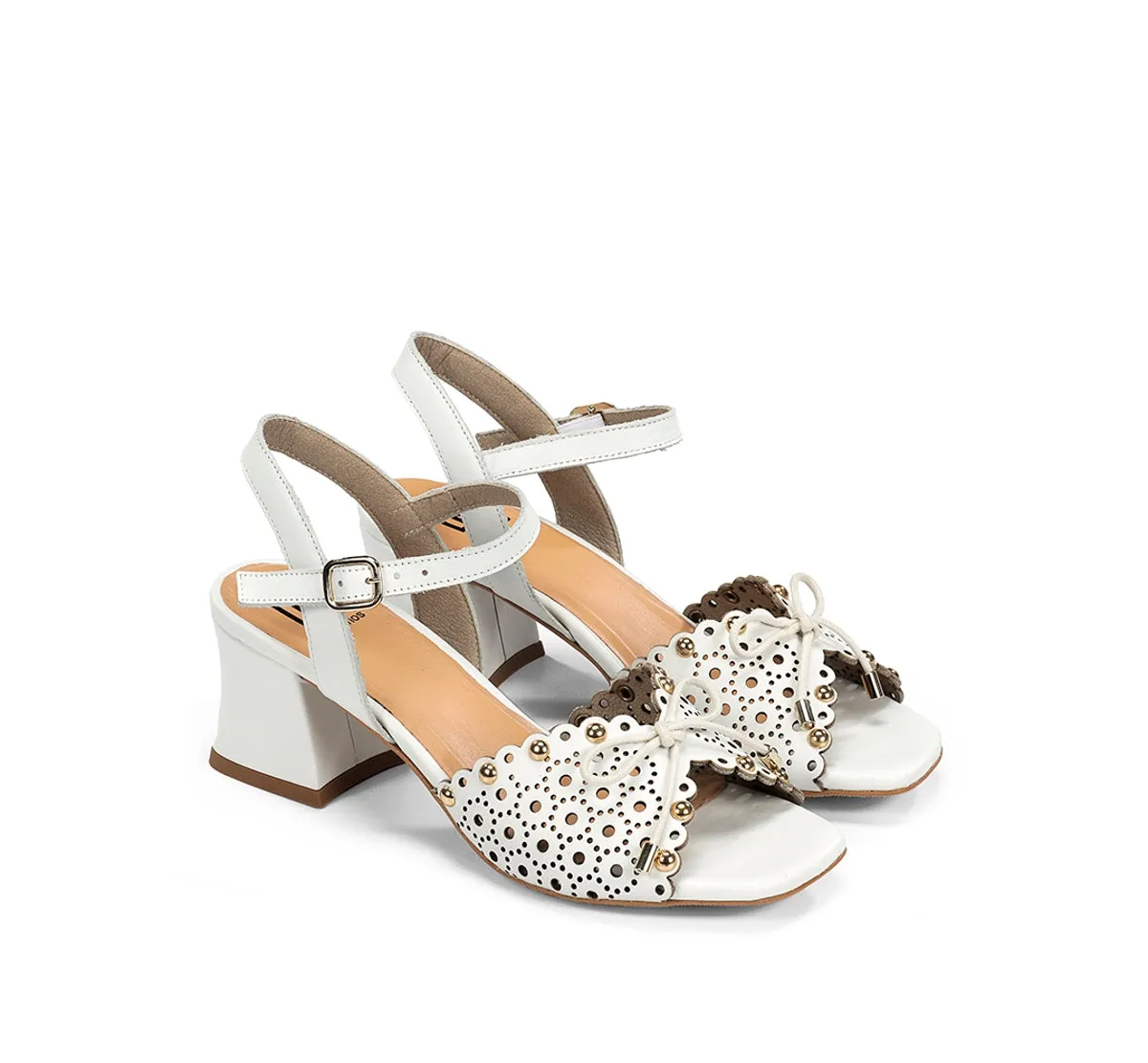 Dorking Larus D9457 sandali donna bianchi