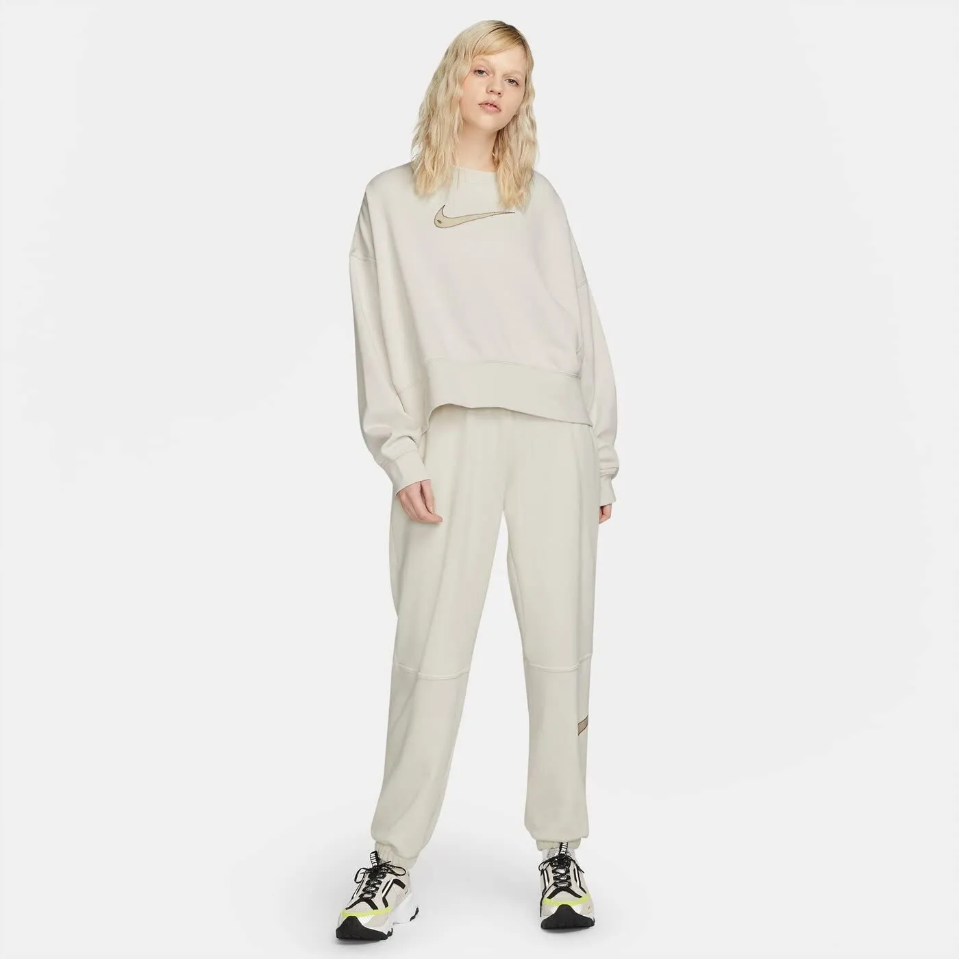 Nike Cropped Crew Sweatshirt felpa donna taglia L