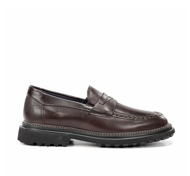 Fluchos Lincon F2058 mocassini uomo marroni pelle