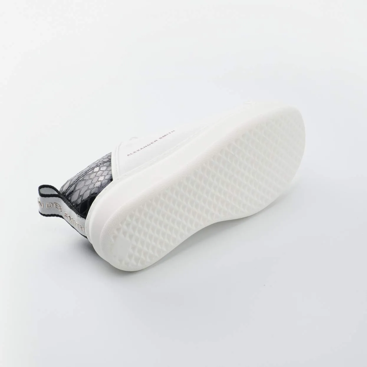 Alexander Smith Wembley White Black sneakers donna pelle pitone