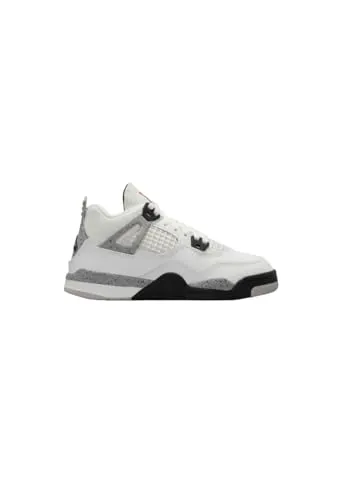 Nike Air Jordan 4 Retro scarpe uomo 46 EU bianco rosso