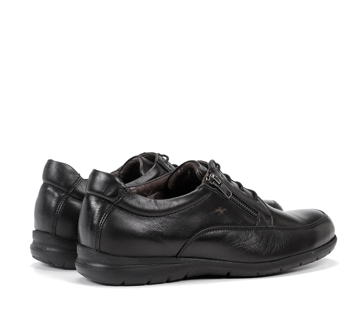Fluchos Luca 8802 scarpe uomo nere pelle comfort