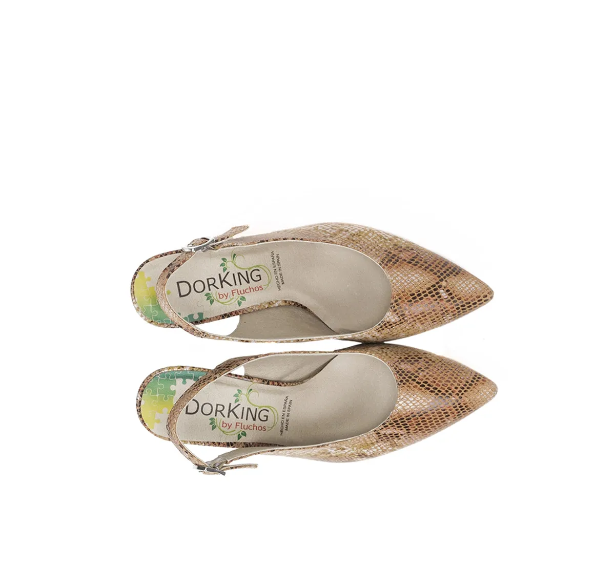 Dorking Moon D7814 décolleté donna tacco fantasia