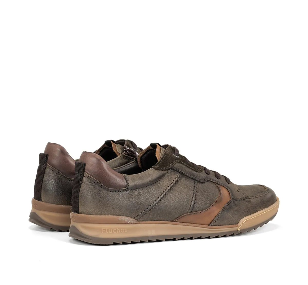 Fluchos Elder F2273 sneakers uomo verdi eleganti