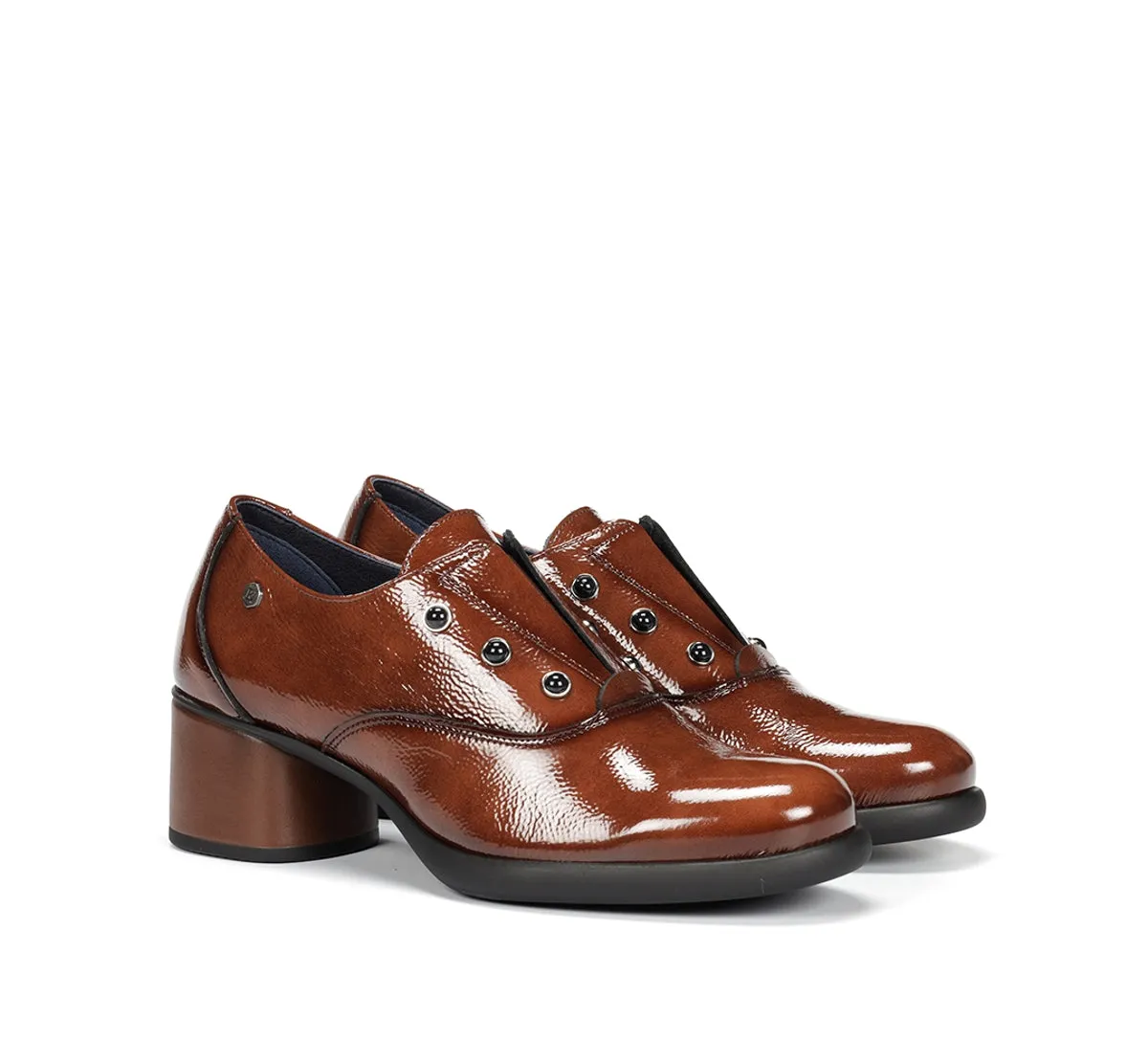 Dorking Macy D9376 scarpe donna marroni tacco medio