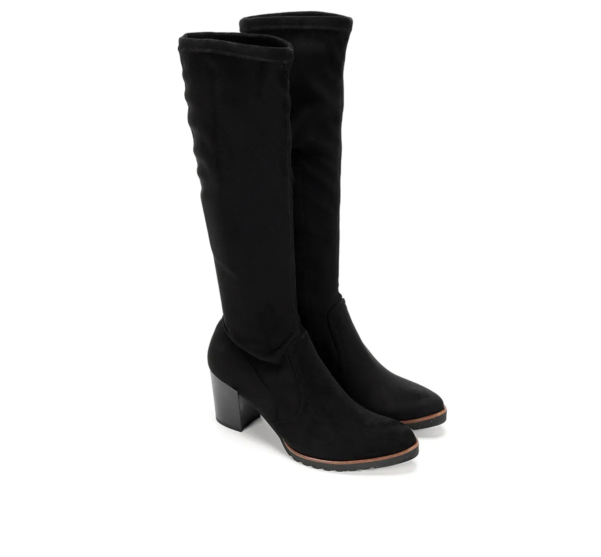 Fluchos Thais D7890 stivale donna nero con tacco