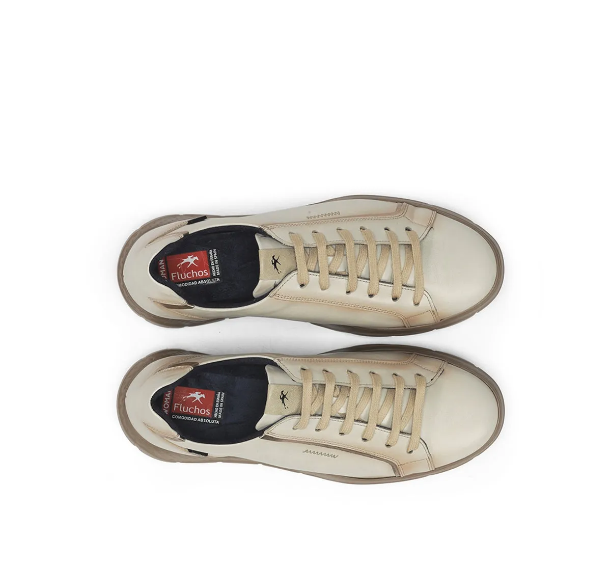 Fluchos Ilia F2305 sneakers donna bianche rialzate