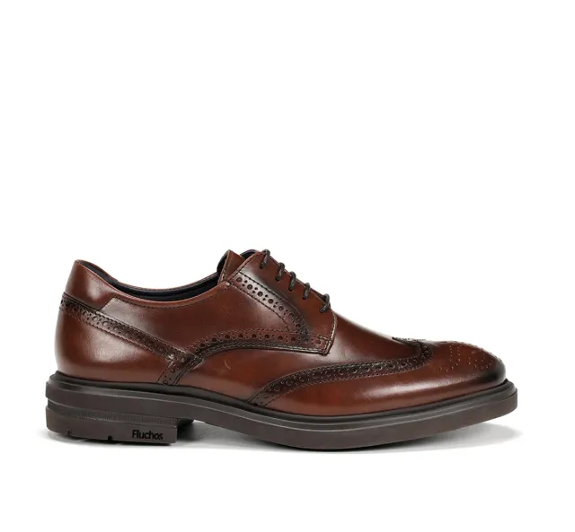 Fluchos Belgas F0628 scarpe marroni uomo leggere