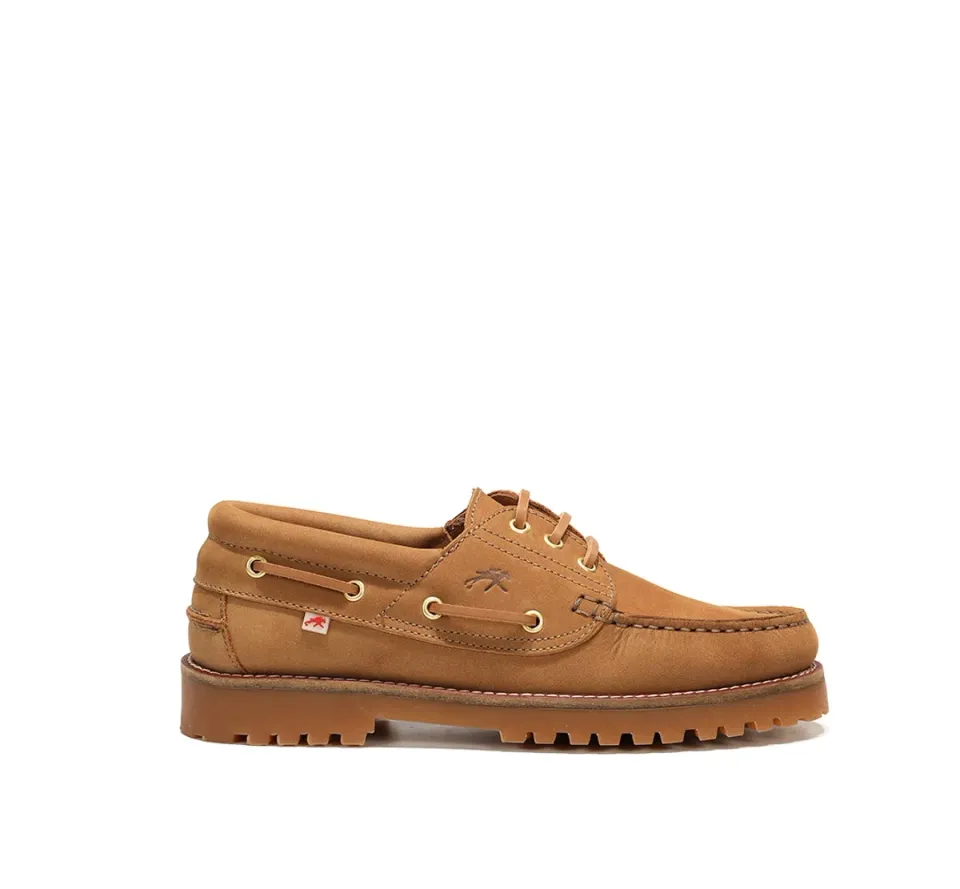 Fluchos Scott F0053 Scarpe Barca Donna Marrone