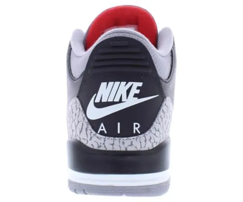 Nike Air Jordan 3 Retro sneakers uomo nere 8 UK pelle