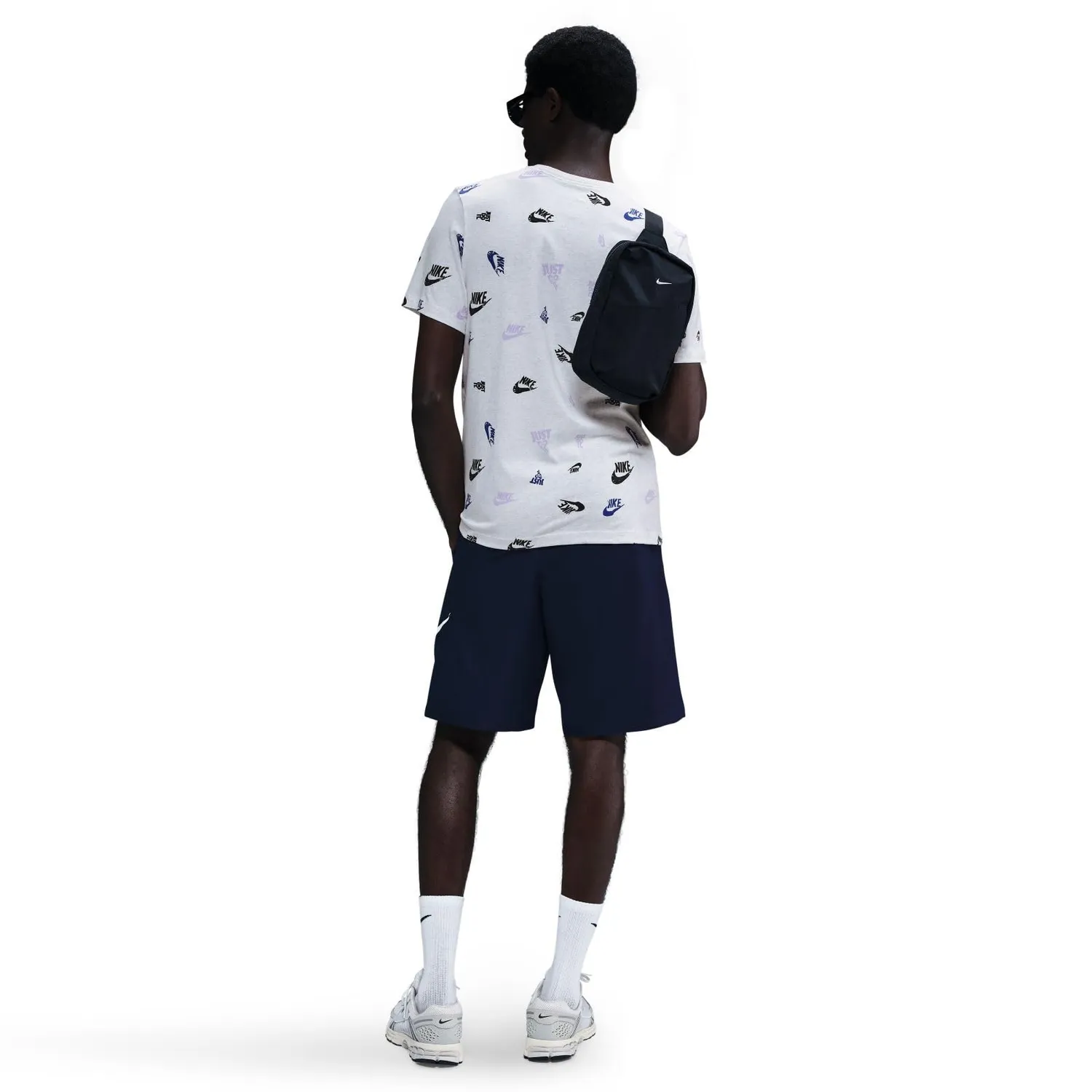 Nike Sportswear t-shirt uomo L bianca cotone