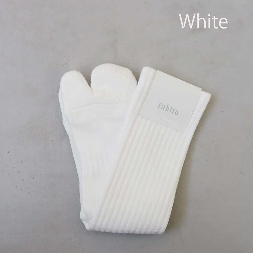 Tabito 44 Tabi Daily Socks calzini tabi bianchi 23-25 cotone