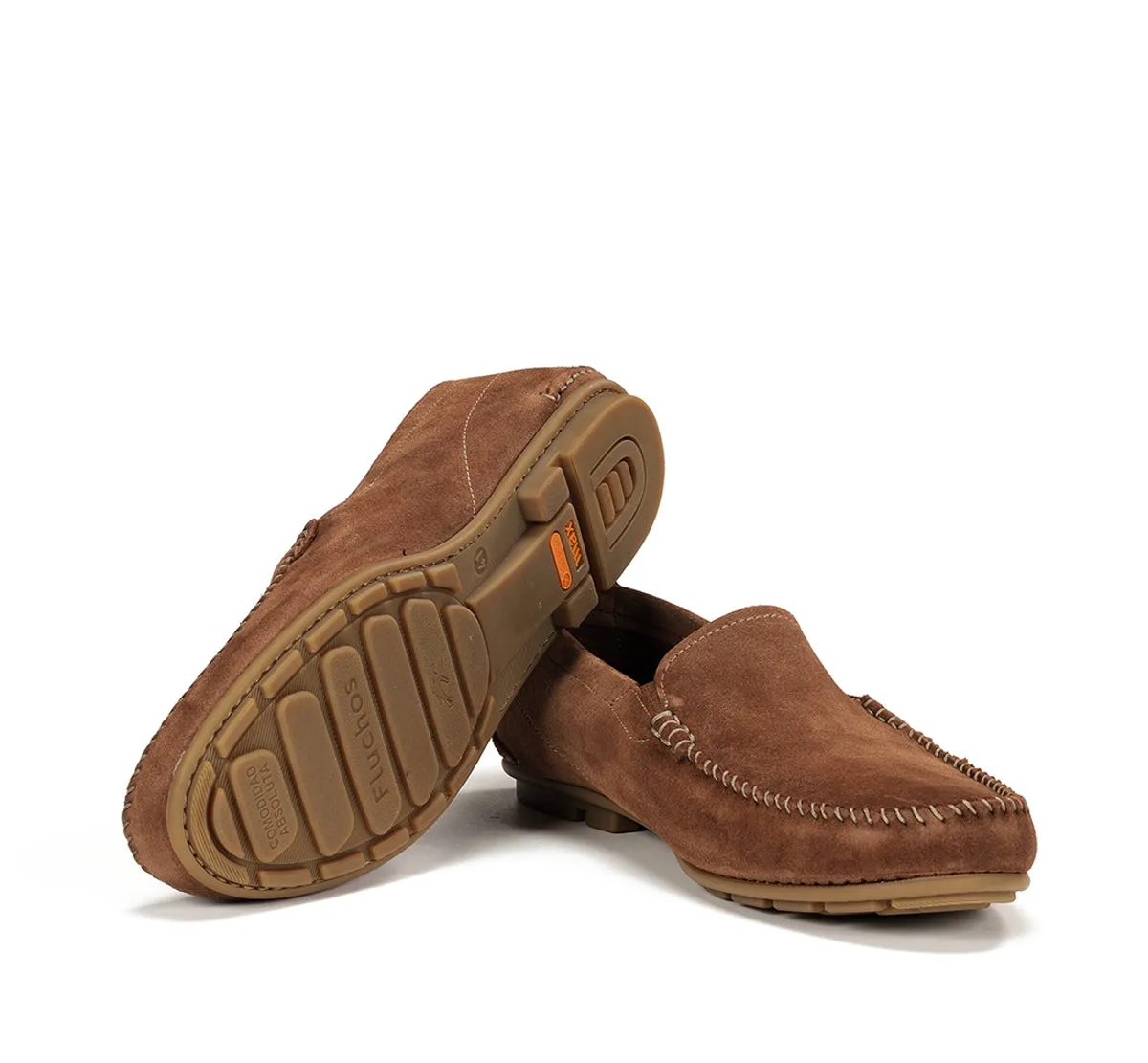 Fluchos Dorian F1091 mocassini uomo marroni