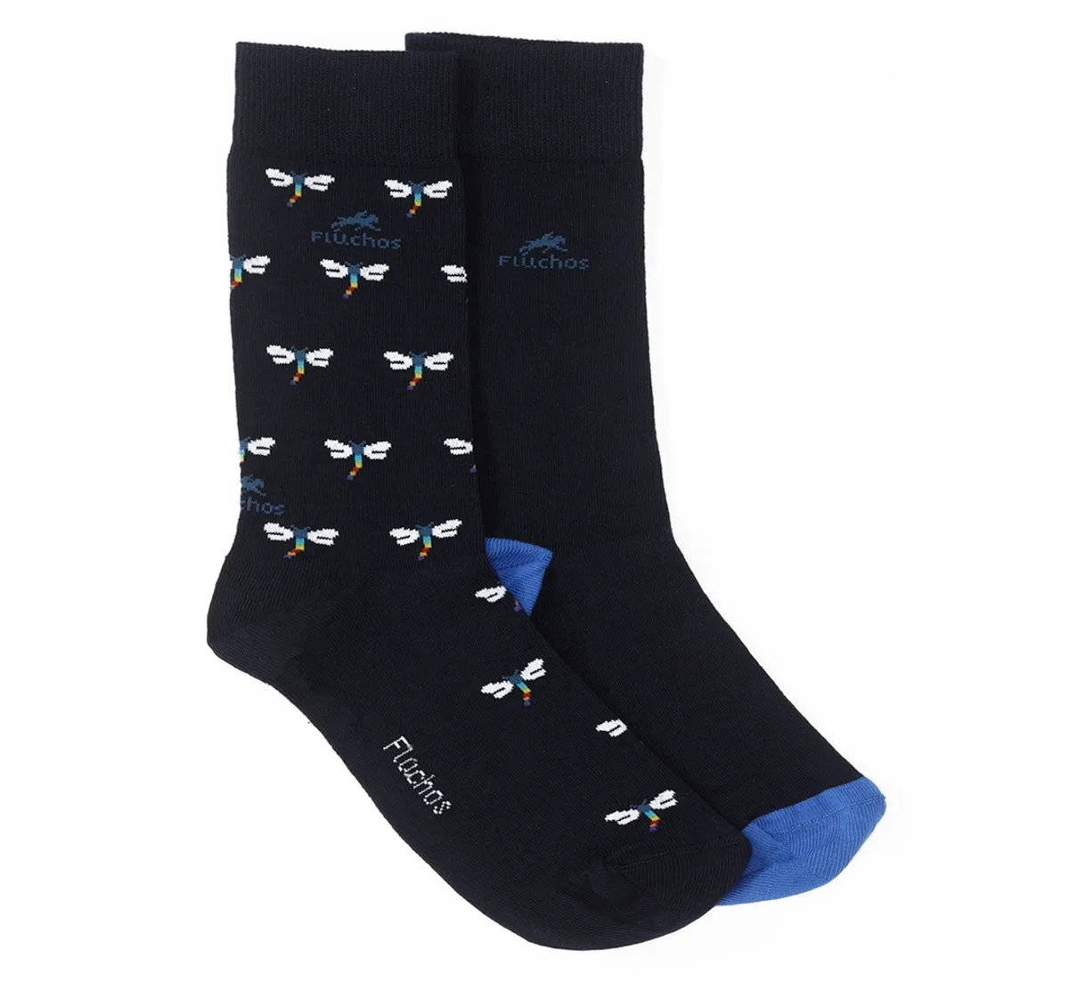 Fluchos CA0009 calzini uomo blu 2 paia fantasia