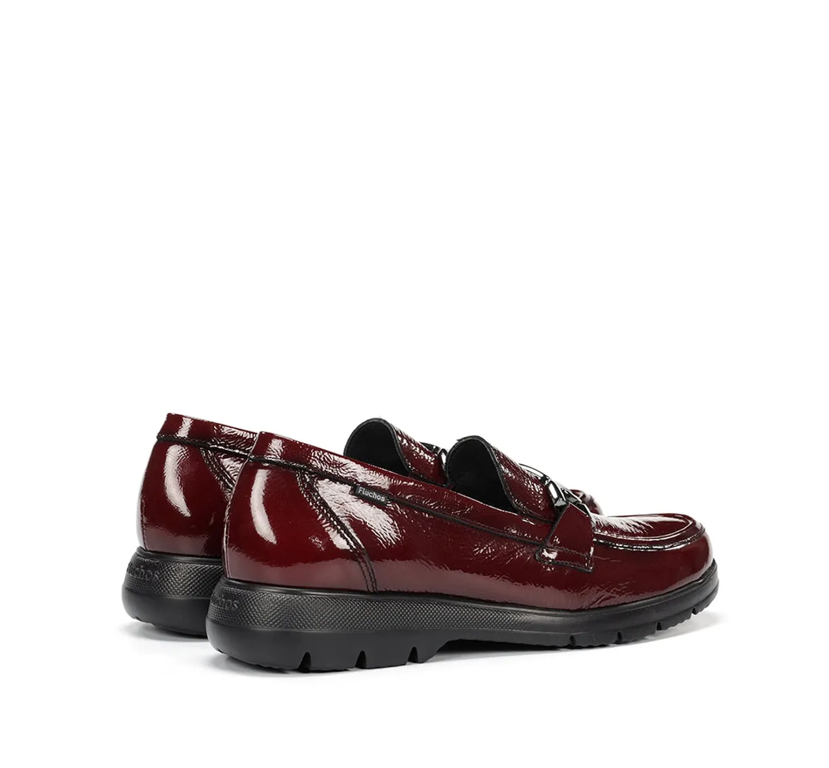 Fluchos Gladis F1794 mocassini donna rossi leggeri