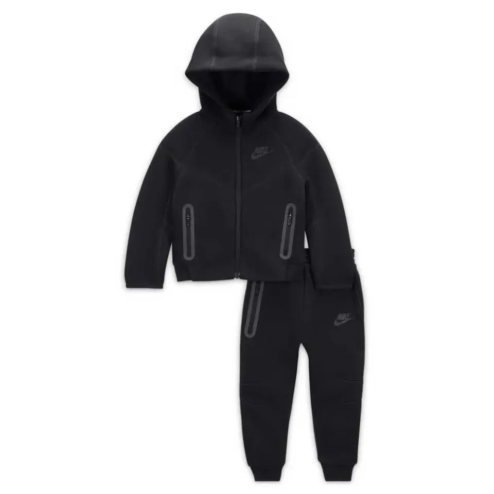 Nike Tech Fleece Tuta Bambini Nera 5-6 Anni