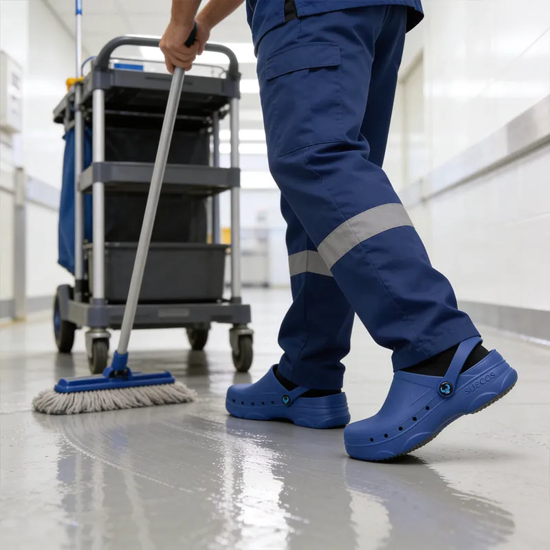 Suecos Vidar+ zoccoli sanitari blu antiscivolo