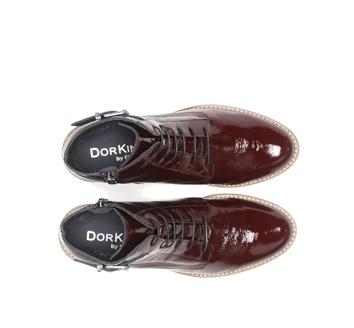 Dorking Lucero D8686 Stivaletto Donna Bordeaux Zip