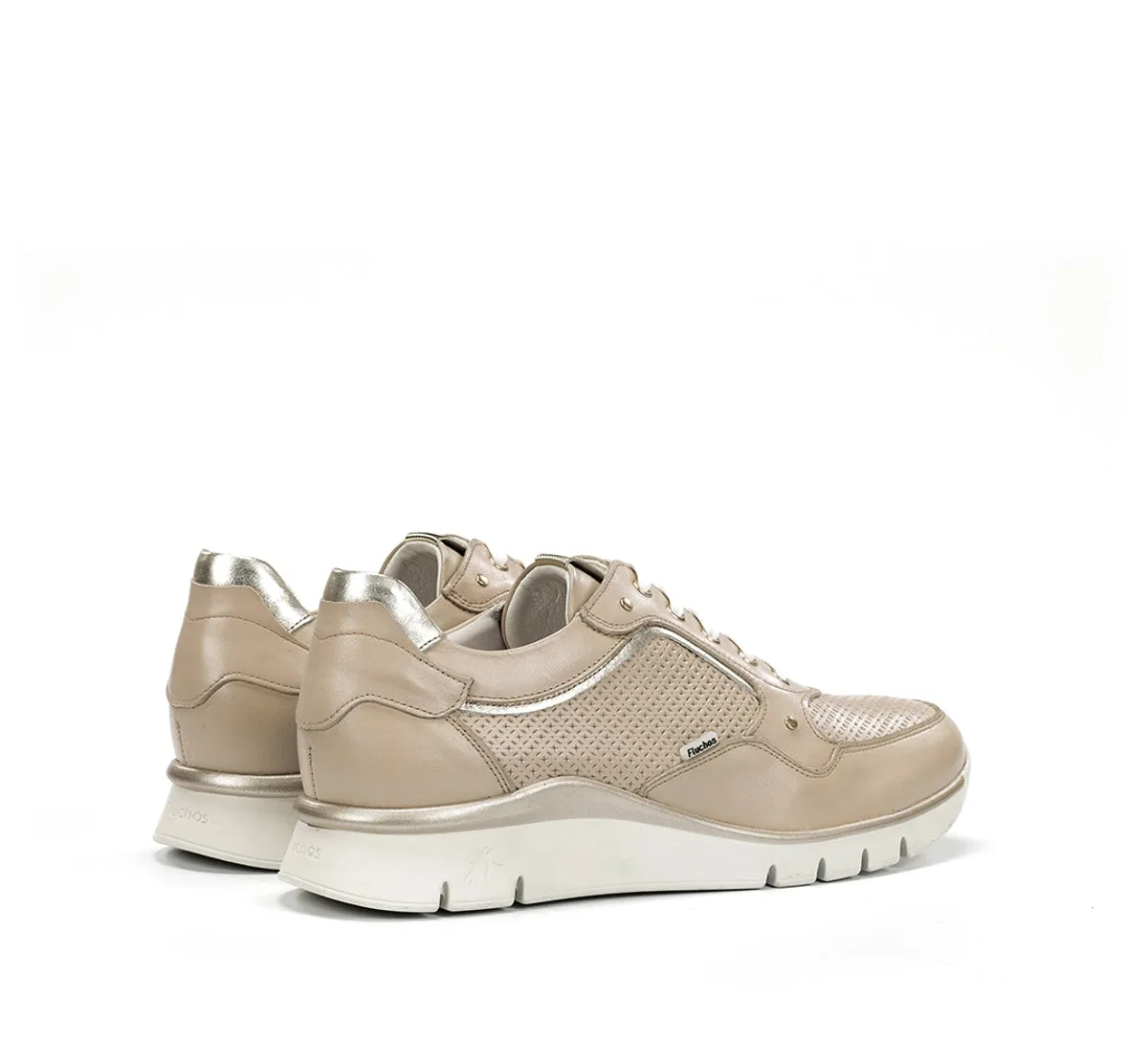 Fluchos Union F2175 sneakers taupe donna pianta larga