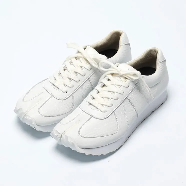 Tabito tabito28 Tabi Trainer Leather sneakers total white pelle