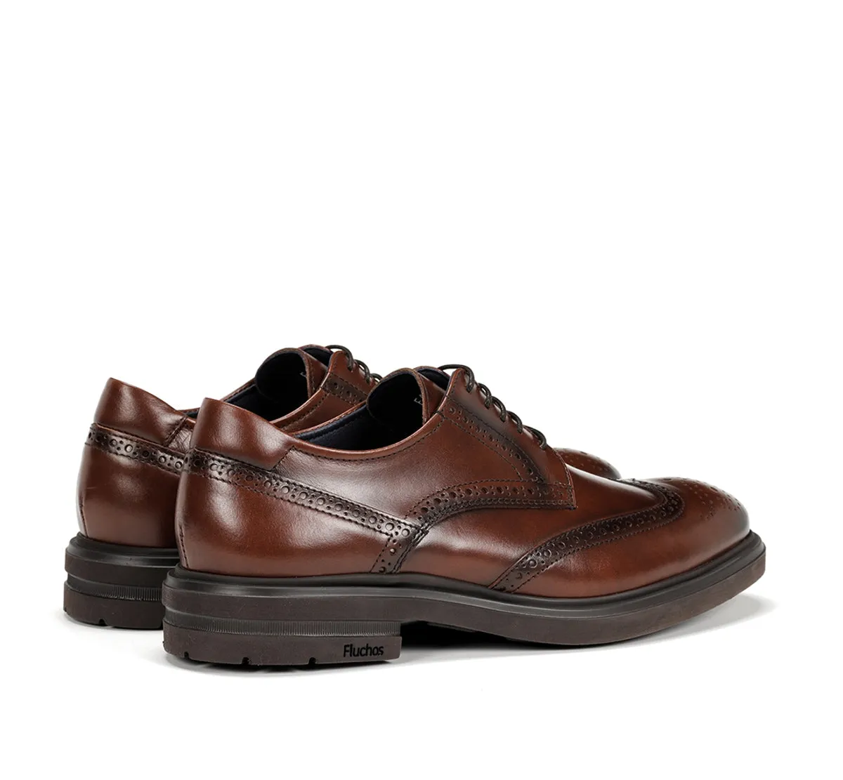 Fluchos Belgas F0628 scarpe marroni uomo leggere