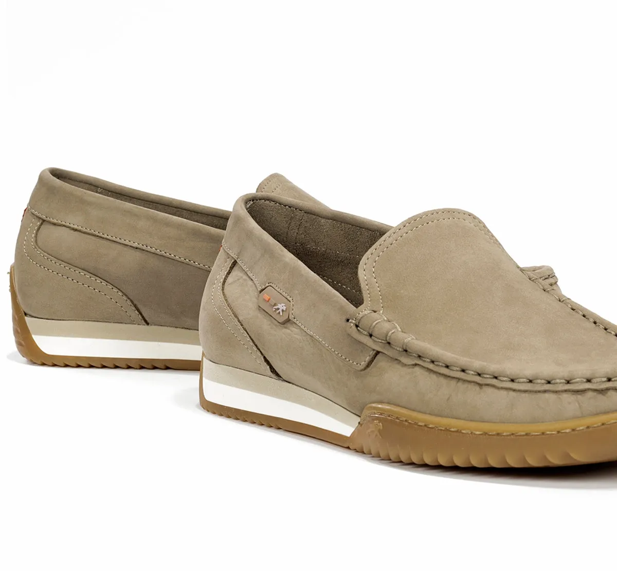 Fluchos Bruno F24342 mocassino uomo taupe casual