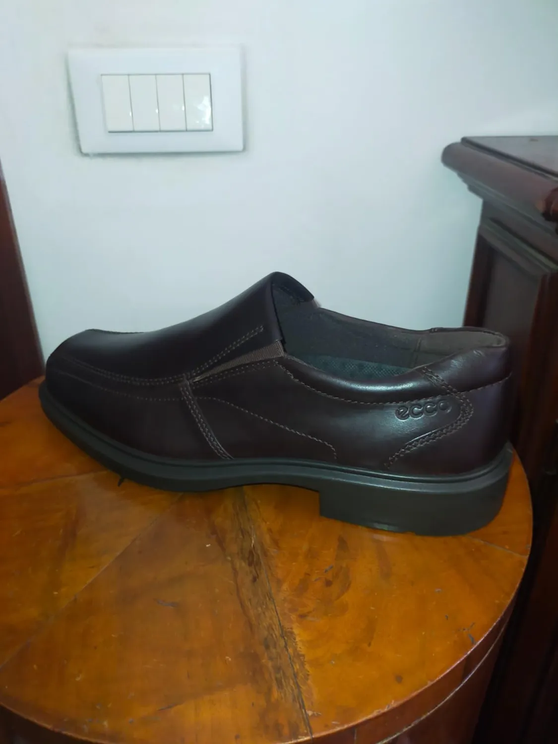 Ecco Helsinki Classic derby uomo pelle nera