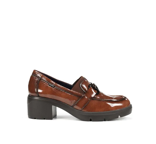 Fluchos Fugaz F2111 mocassini donna marrone tacco