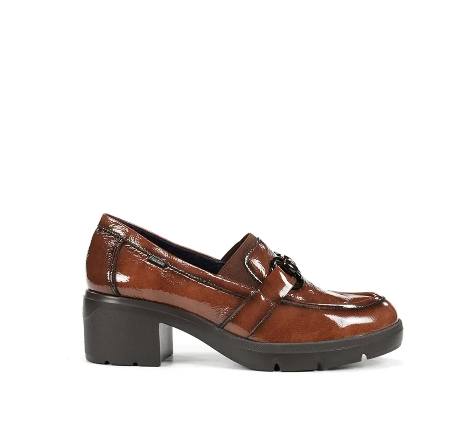 Fluchos Fugaz F2111 mocassini donna marrone tacco